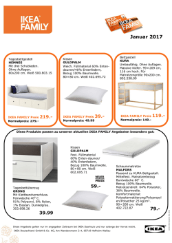 IKEA FAMILY Angeboten