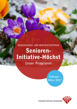 Programm Februar - Frankfurter Verband