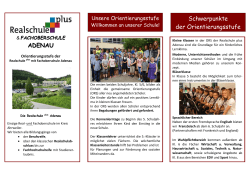 Orientierungsstufe - Realschule plus Adenau