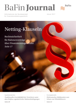 BaFin Journal 1/2017