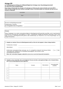 Alg II - Anlage HG