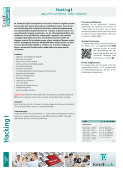 Hacking I - ExperTeach