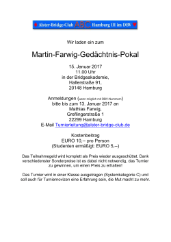 Martin-Farwig-Gedächtnis-Pokal