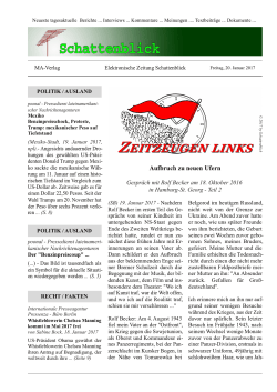 Schattenblick Druckausgabe