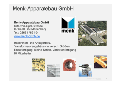 Menk-Apparatebau GmbH - IT