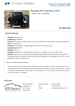 Porsche 911 Carrera (1995) 72.500 EUR