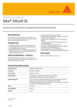 Sika Silicoll SL - Sika Deutschland