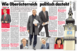 Wie Oberösterreich politisch dasteht