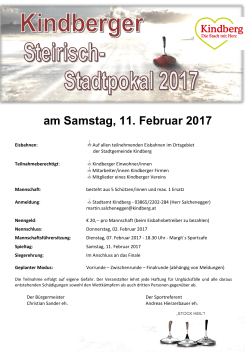 am Samstag, 11. Februar 2017