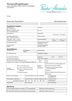 Personalfragebogen - PDF