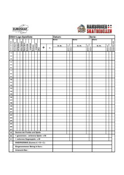 DSkV-Liga-Spielliste Datum: Serie