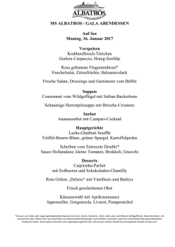 Dinner Welcome DEU 16 01 17