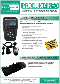 ATEQ VT56 mit OBD II-Kit