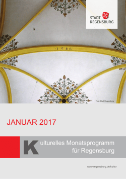 Kulturelles Monatsprogramm Januar 2017