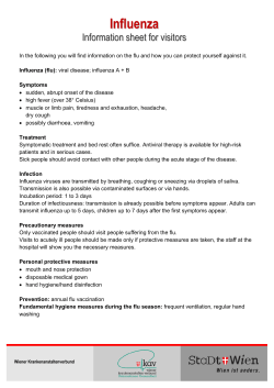 Influenza - Wiener Krankenanstaltenverbund