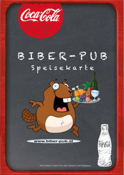 Unsere S P E I S E K A R T E als PDF - BIBER