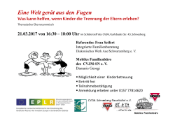 Eine Welt ger&auml;t aus den Fugen Was kann helfen, wenn Kinder die