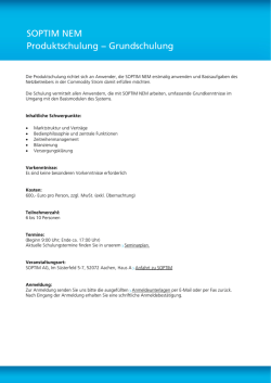 SOPTIM NEM – Grundschulung PDF, 131.4 kB