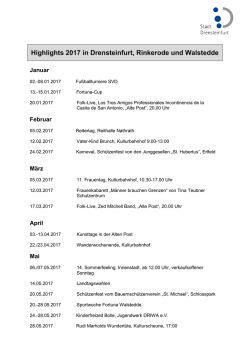 Jahreskalender - Drensteinfurt