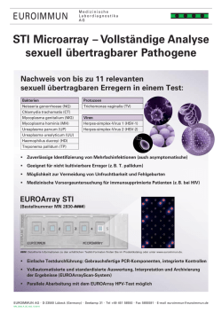 STI Microarray – Vollständige Analyse sexuell