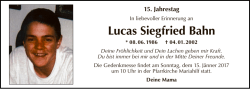 Lucas Siegfried Bahn