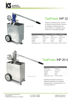 TestPower IHP 32 TestPower IHP 20-5