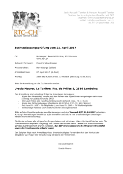 ZZP_Anmeldung_April_2017 - Russell Terrier Club Schweiz