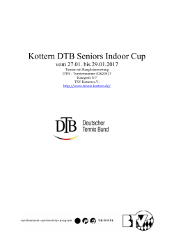 Kottern DTB Seniors Indoor Cup