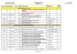 Diplom Verkehrsingenieurwesen, Hauptstudium