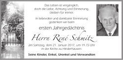 Herrn Ren&eacute; Schmitz