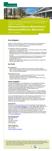 Kennziffer: wiss16063 - Universität Bielefeld