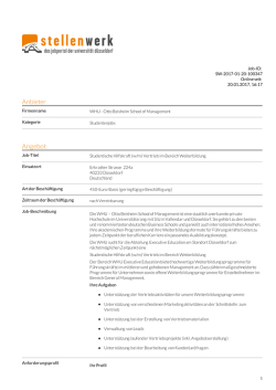 PDF - Stellenwerk Düsseldorf