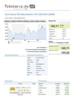 Euro Stoxx 50 Indexanleihe 3.5% 2021/06 (LBBW)