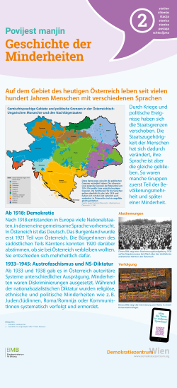 geht`s zu Station 2 Geschichte der Minderheiten im PDF