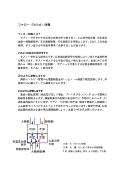 ファロー（Fallot）四徴