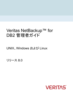 NetBackup for DB2