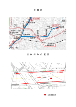 位 置 図 試 料 採 取 位 置 図