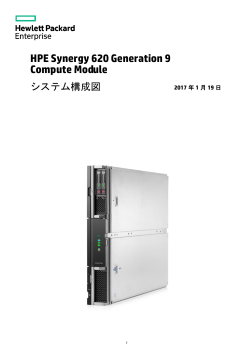 HPE Synergy 620 Gen9 Compute Module システム構成図