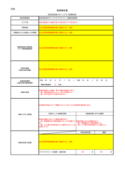 （クラブマネジャー設置支援事業）【自立支援事業同時申請クラブ用】