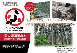 西粟倉村の「ふるさと名物応援宣言」（PDF形式：1642KB）