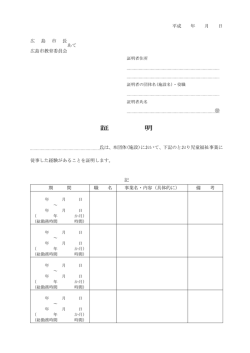 証明書(PDF文書)