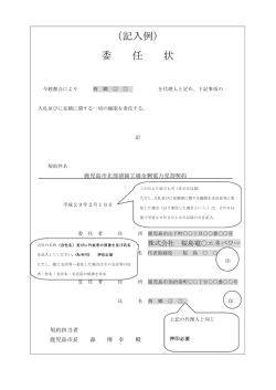 委任状記載例（PDF：129KB）