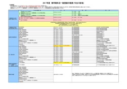 一般登録日程表 ［PDF 116KB］