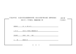 平成28年度 水道未普及地域解消事業（給水区域内無水源