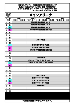 メインアリーナ