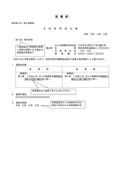 記 載 例