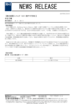 モニター(格下げ方向)に指定