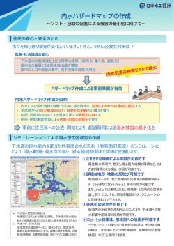 内水ハザードマップの作成