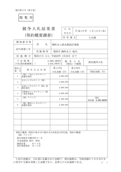 陶町水上排水路設計業務