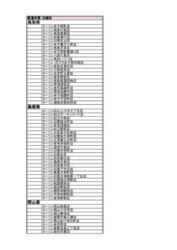 中国地方 取り扱い店舗